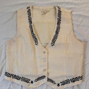 Vrg-grl Women's White Vest